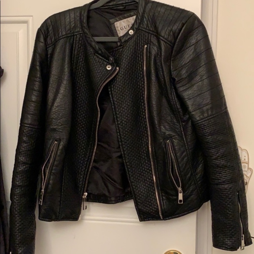 Guess leather jacket